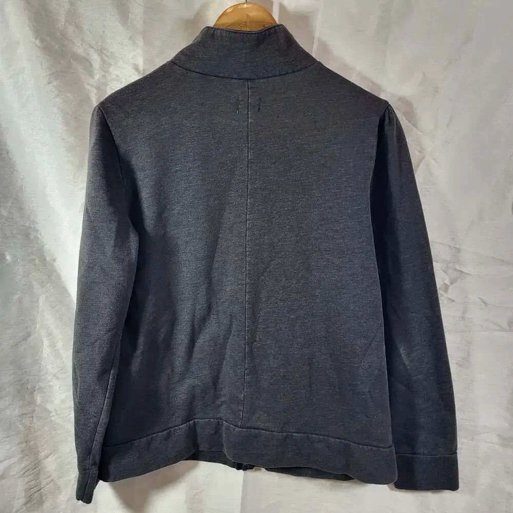 Banana Republic Grey Full Zip Mock Neck Fleece Jacket, XL